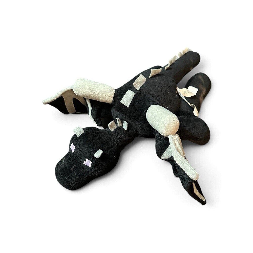 Mojang Jinx Minecraft Black Ender Dragon Large Plush Stuffed Animal